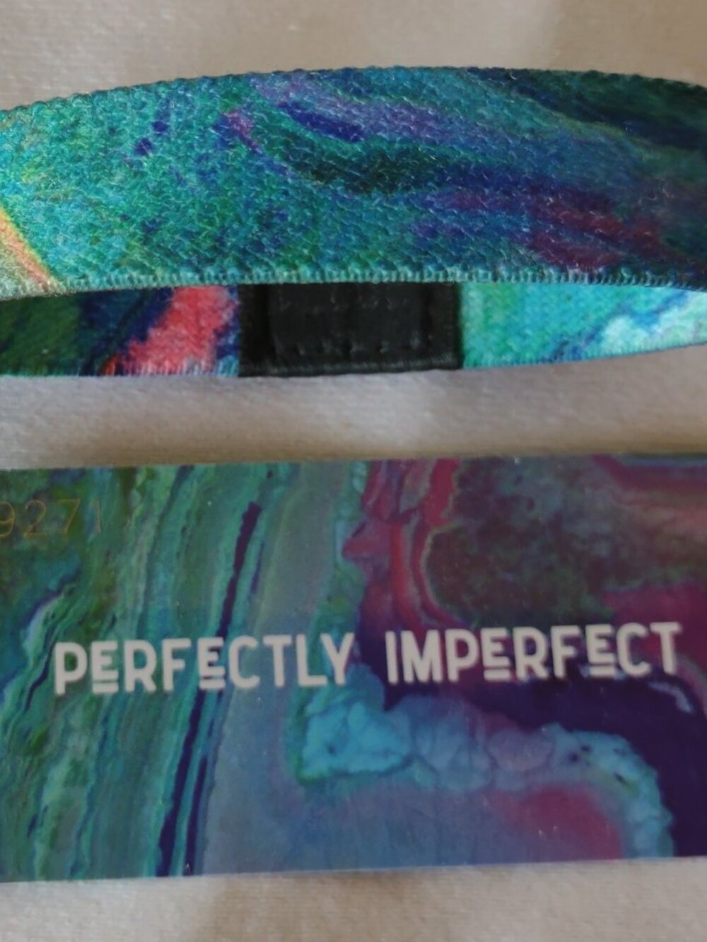 Lot of 2 Zox Medium Bracelet Perfectly Imperfect & Today I Will Not Worry